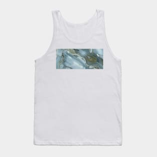 Marbled Texture Design Tank Top